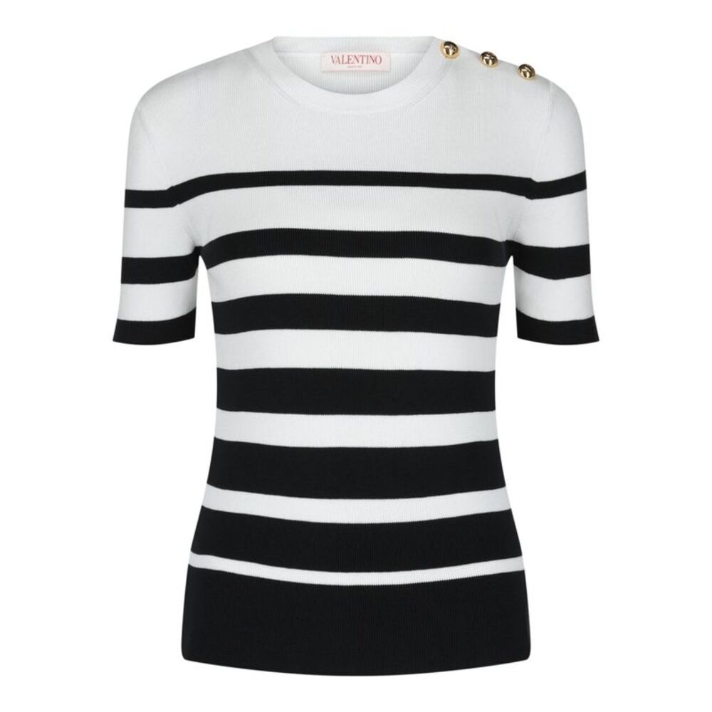 Valentino Striped Sweater Multi Womens
